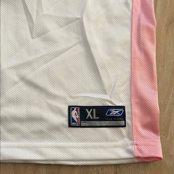 Reebok White and Pink Kings Jersey XL - Picture 2 of 6